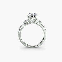 BW James Jewelers setting Baguette Accent Solitaire
