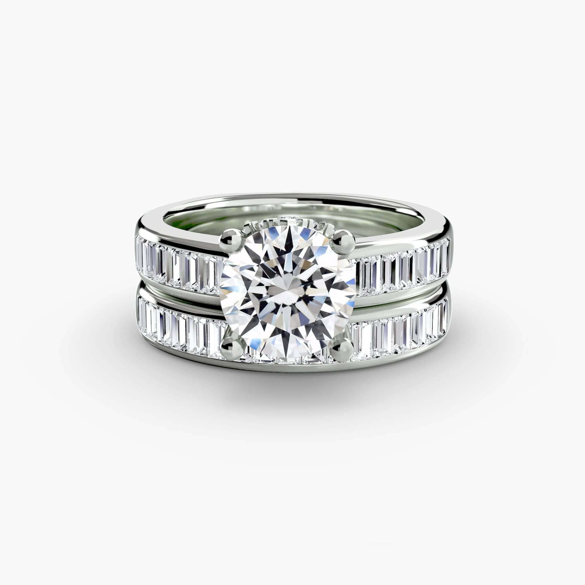 BW James Jewelers setting Baguette Channel Solitaire