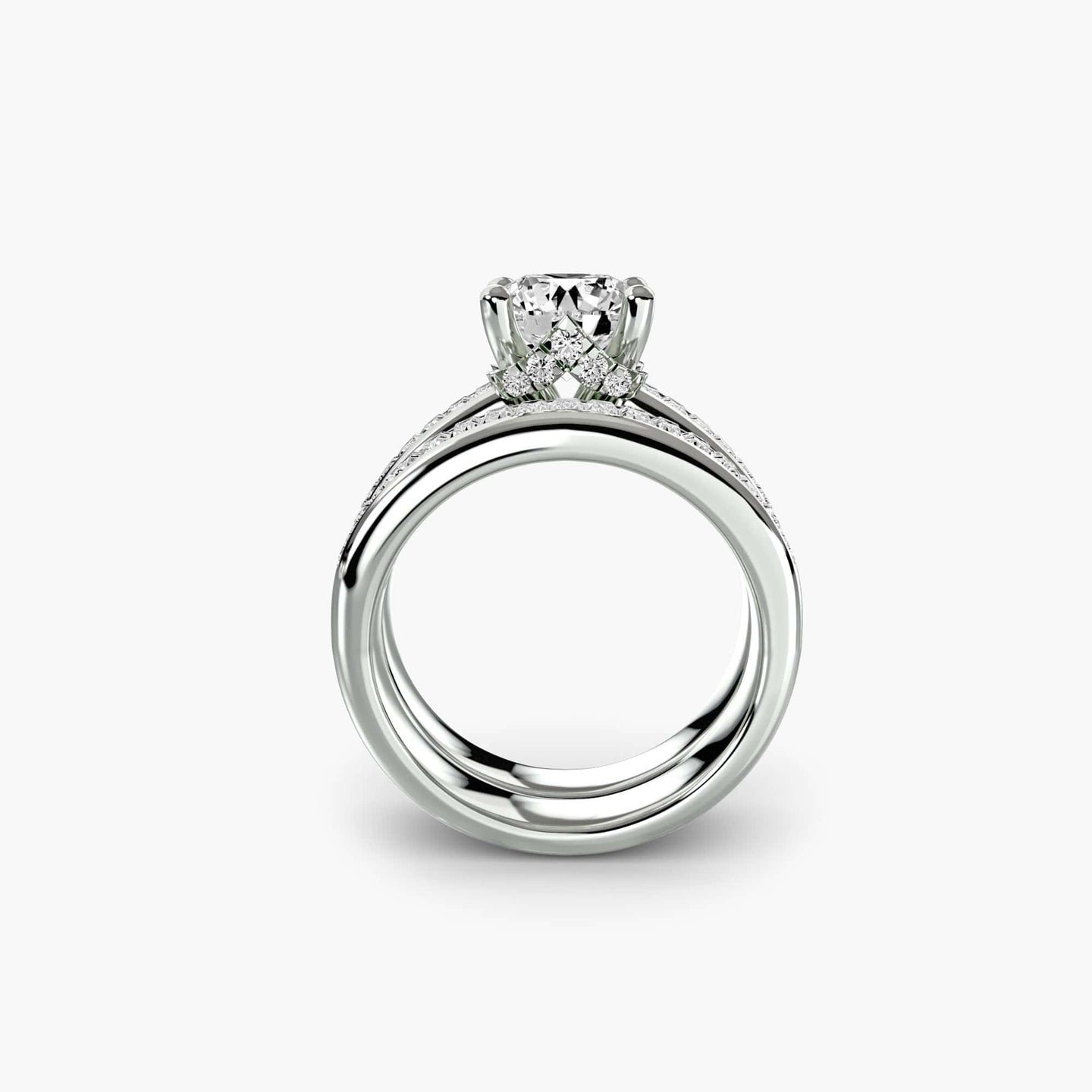 BW James Jewelers setting Baguette Channel Solitaire