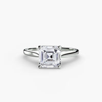 BW James Jewelers setting Solitaire ring 1