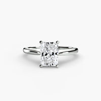 BW James Jewelers setting Solitaire ring 1