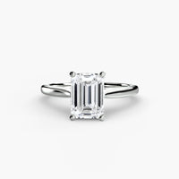 BW James Jewelers setting Solitaire ring 1