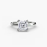 BW James Jewelers setting Solitaire ring 2