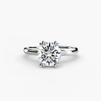 BW James Jewelers setting Solitaire ring 2