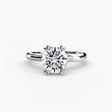 BW James Jewelers setting Solitaire ring 2