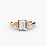 BW James Jewelers setting Solitaire with Cluster Shoulders 2