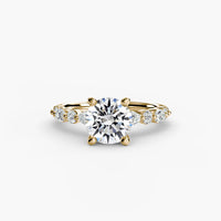 BW James Jewelers setting Solitaire with Eternity Pavé 2