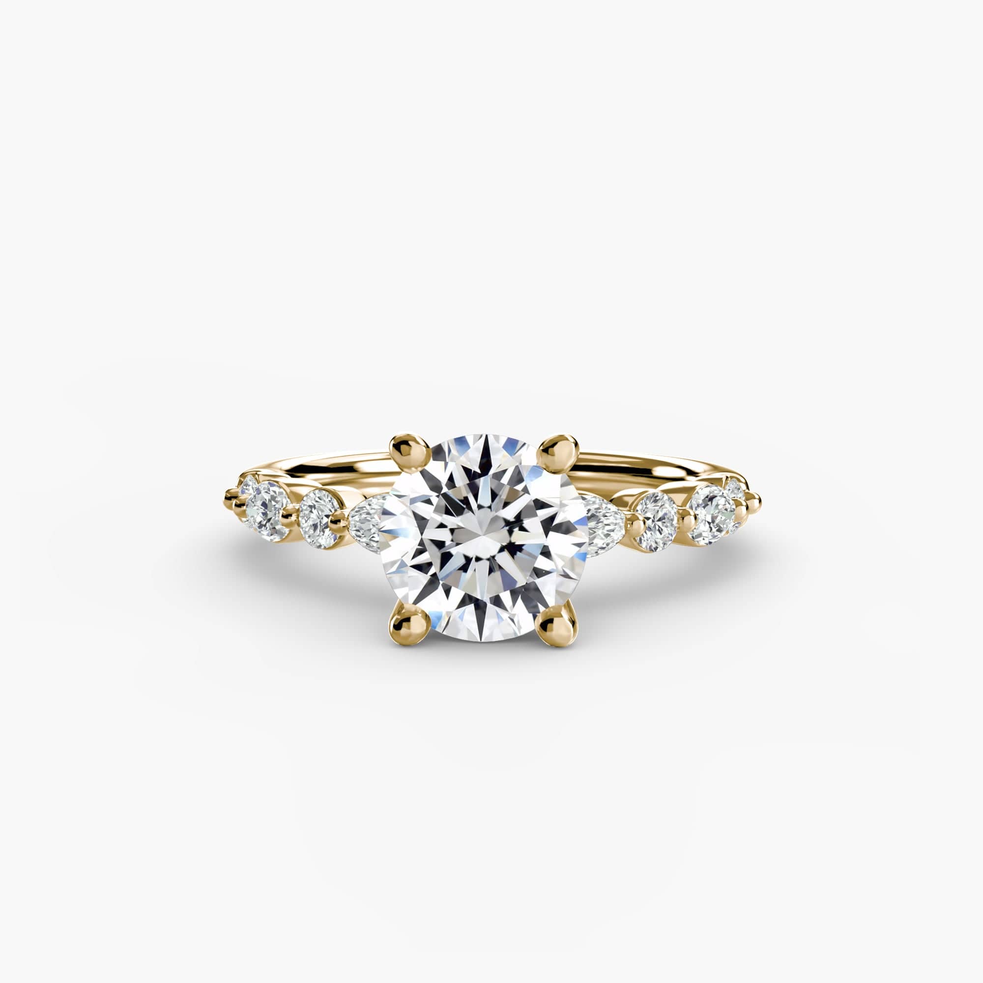 BW James Jewelers setting Solitaire with Eternity Pavé 2