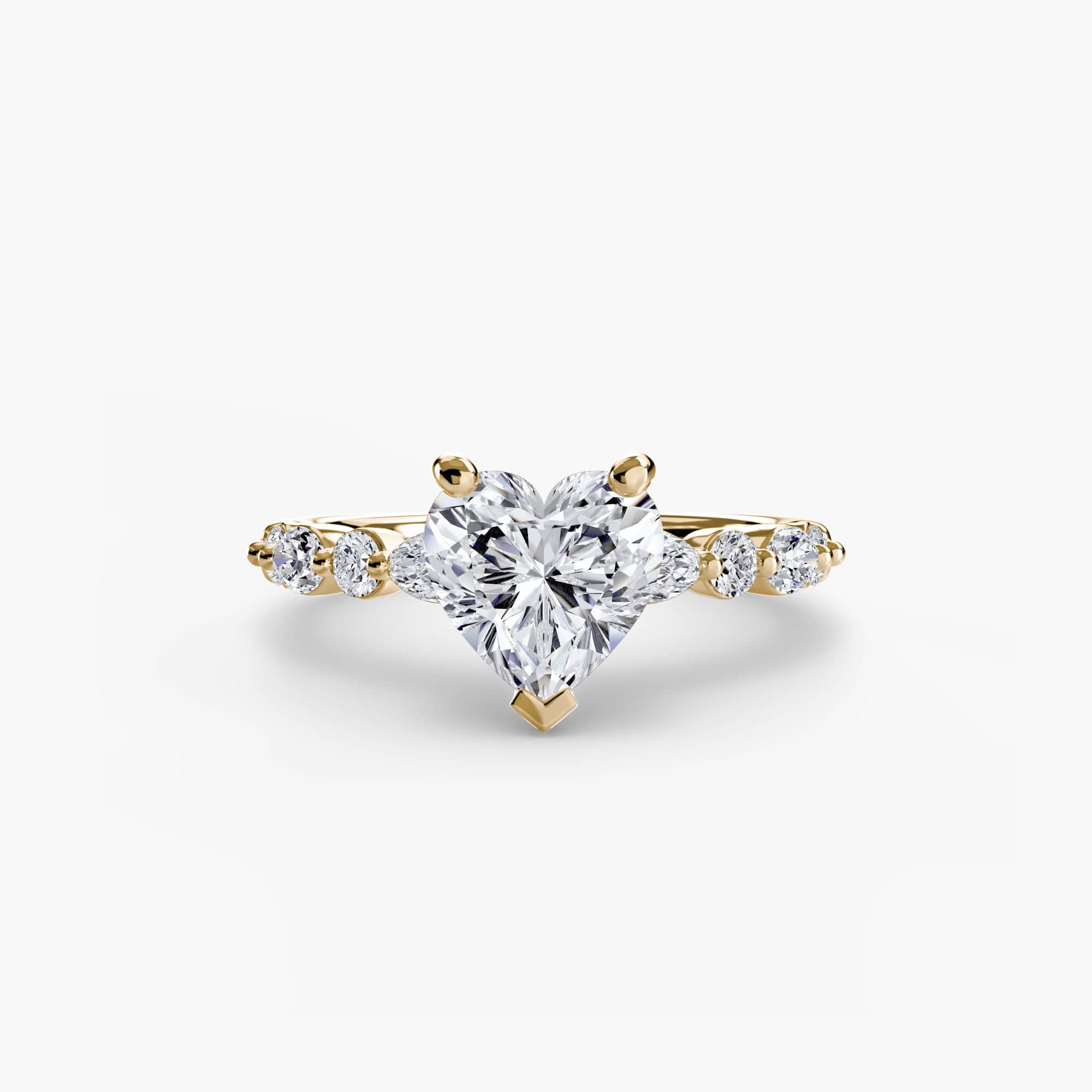 BW James Jewelers setting Solitaire with Eternity Pavé 2
