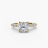 BW James Jewelers setting Solitaire with Eternity Pavé 2