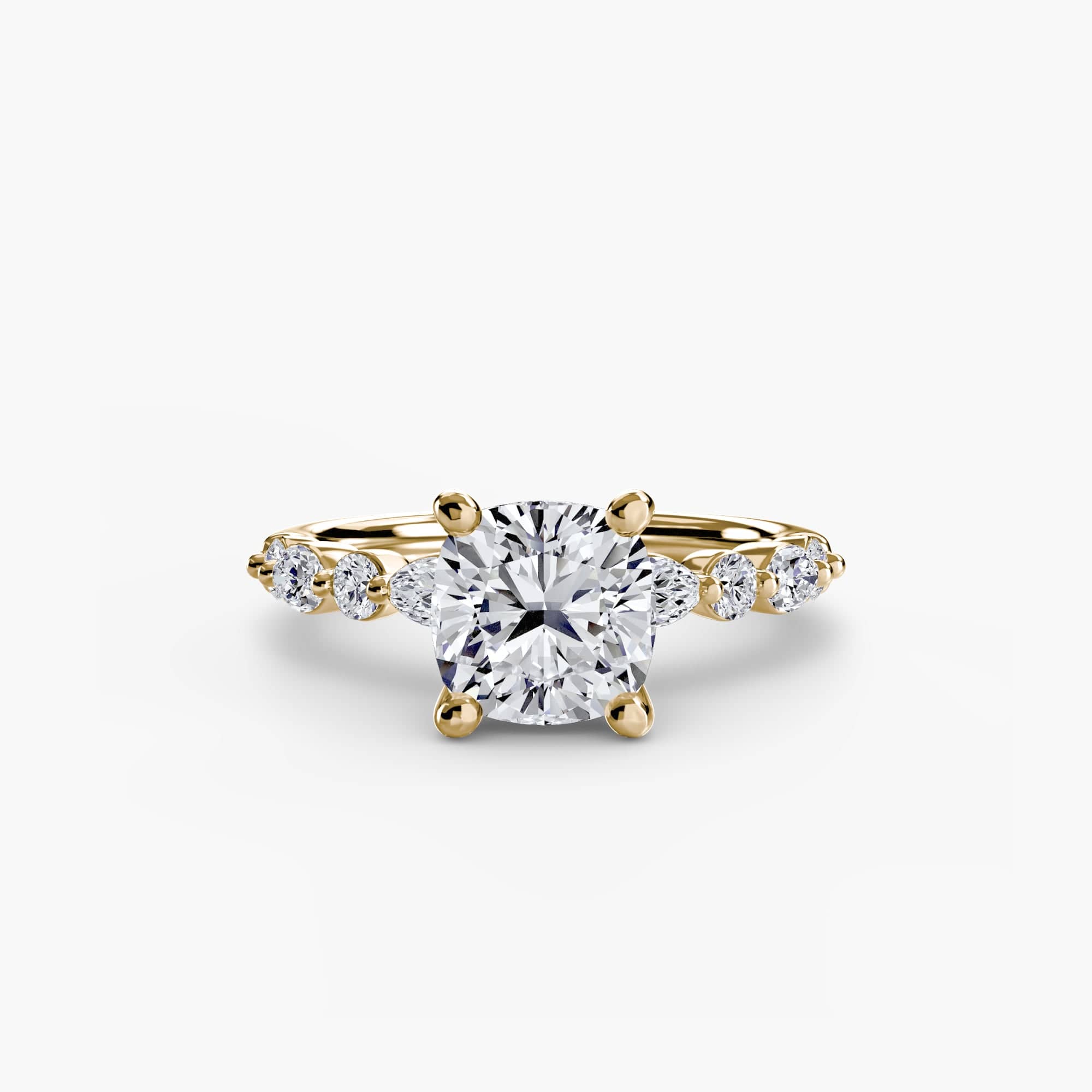 BW James Jewelers setting Solitaire with Eternity Pavé 2