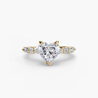 BW James Jewelers setting Solitaire with Eternity Pavé 2