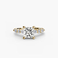 BW James Jewelers setting Solitaire with Eternity Pavé 2