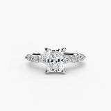 BW James Jewelers setting Solitaire with Eternity Pavé 2