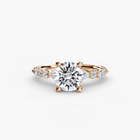 BW James Jewelers setting Solitaire with Eternity Pavé 2