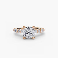 BW James Jewelers setting Solitaire with Eternity Pavé 2