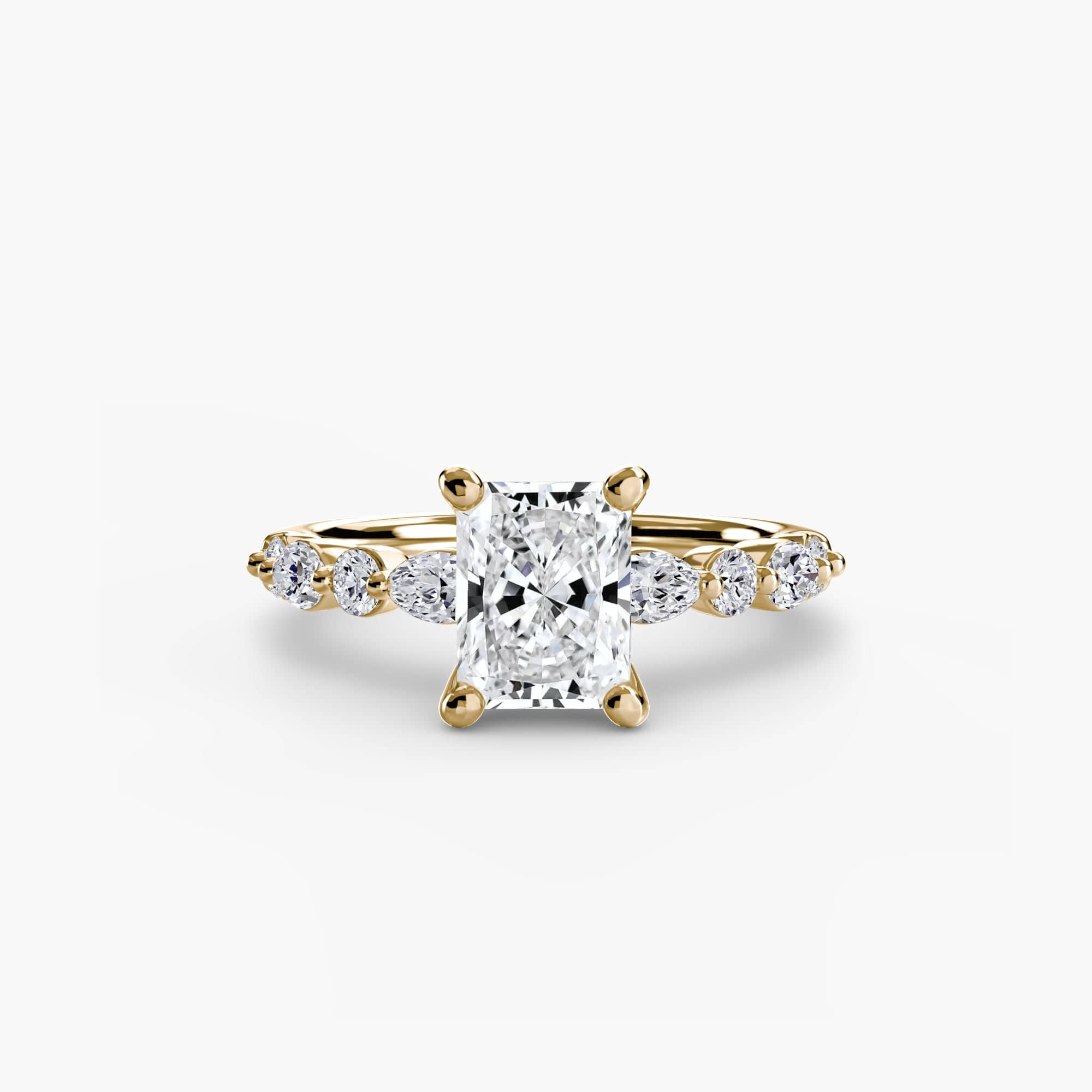 BW James Jewelers setting Solitaire with Eternity Pavé 2