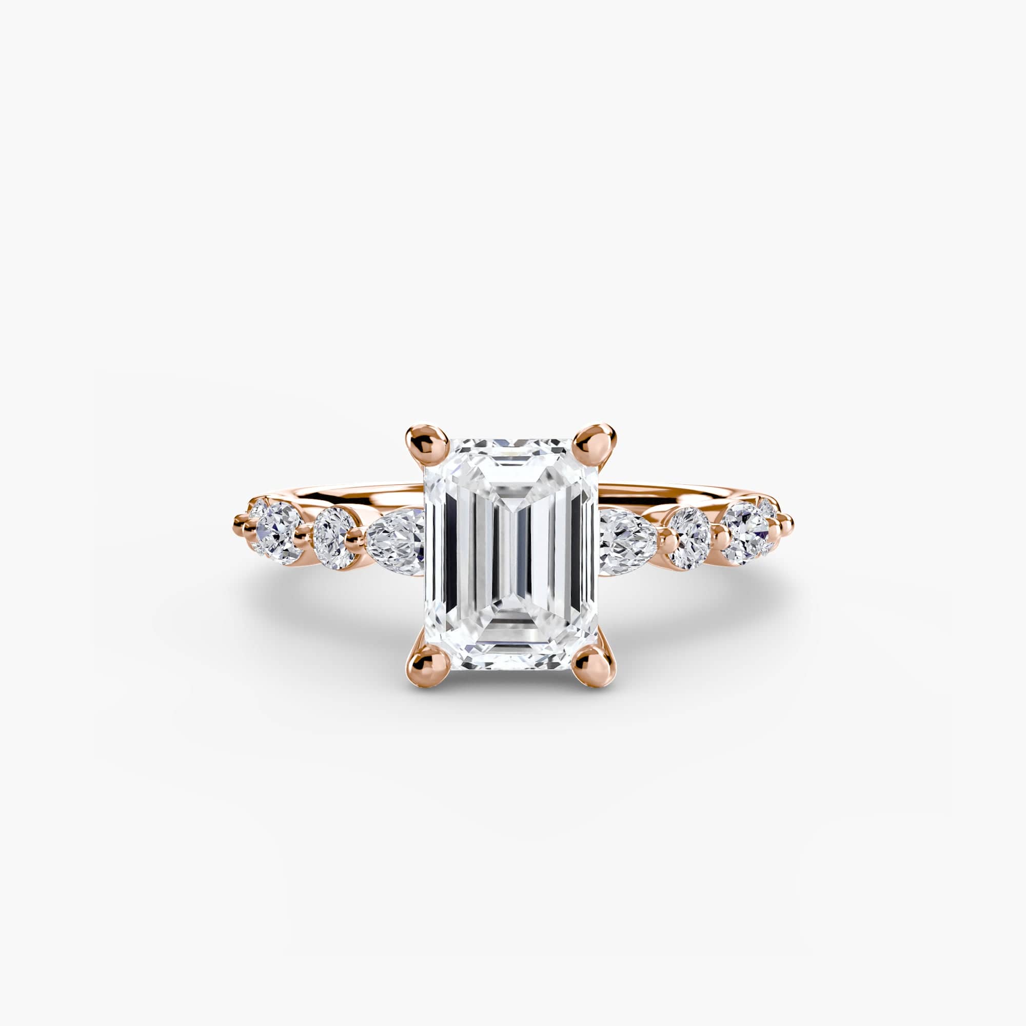 BW James Jewelers setting Solitaire with Eternity Pavé 2