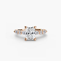 BW James Jewelers setting Solitaire with Eternity Pavé 2