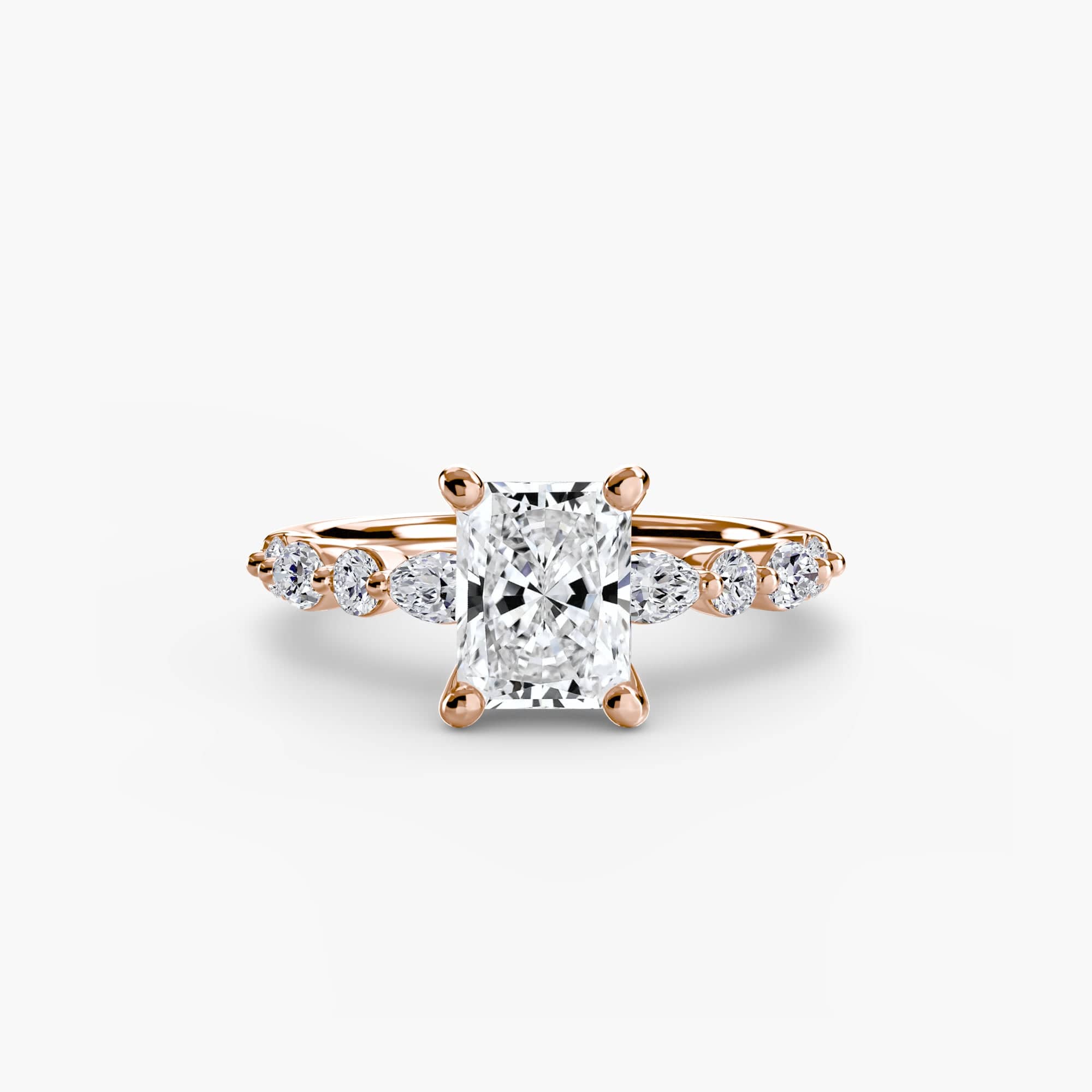 BW James Jewelers setting Solitaire with Eternity Pavé 2