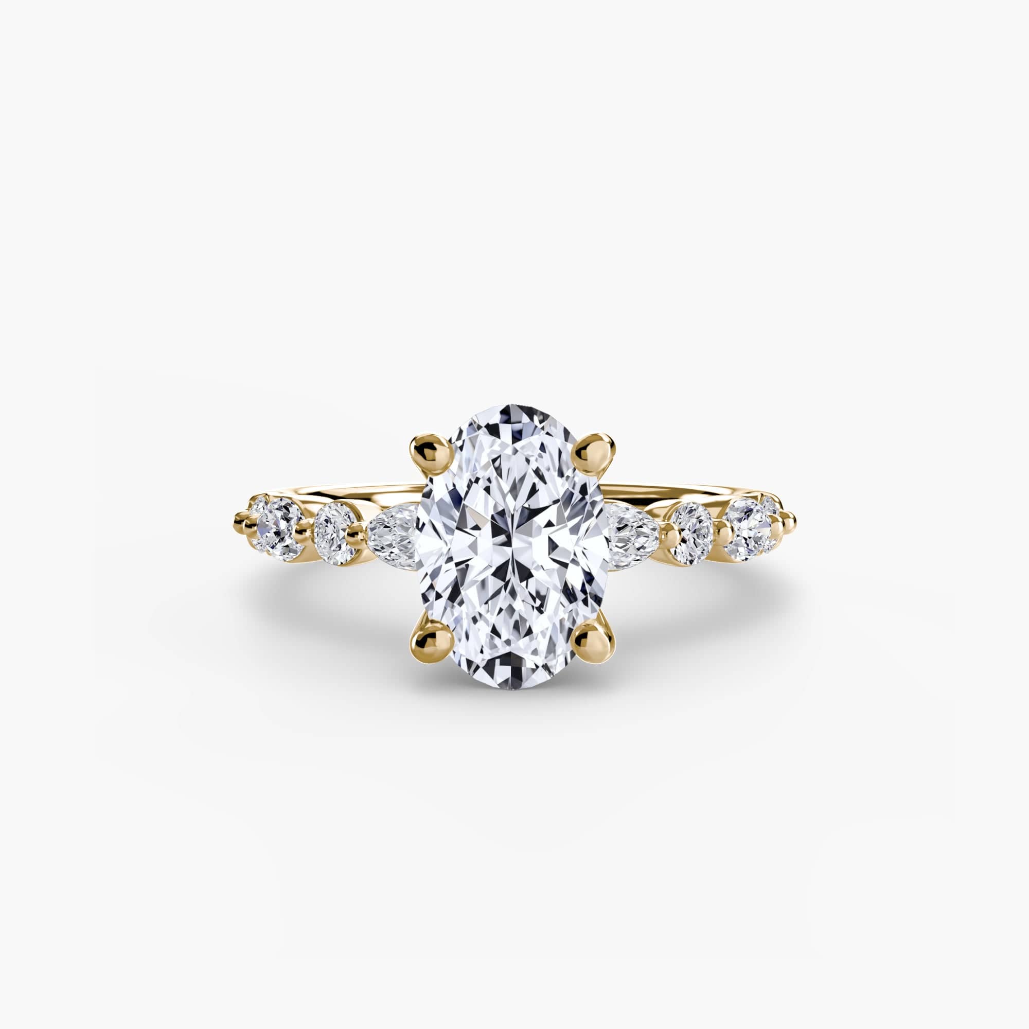 BW James Jewelers setting Solitaire with Eternity Pavé 2