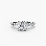 BW James Jewelers setting Solitaire with Eternity Pavé 2