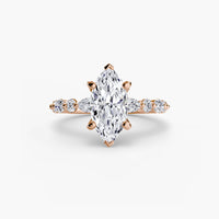 BW James Jewelers setting Solitaire with Eternity Pavé 2