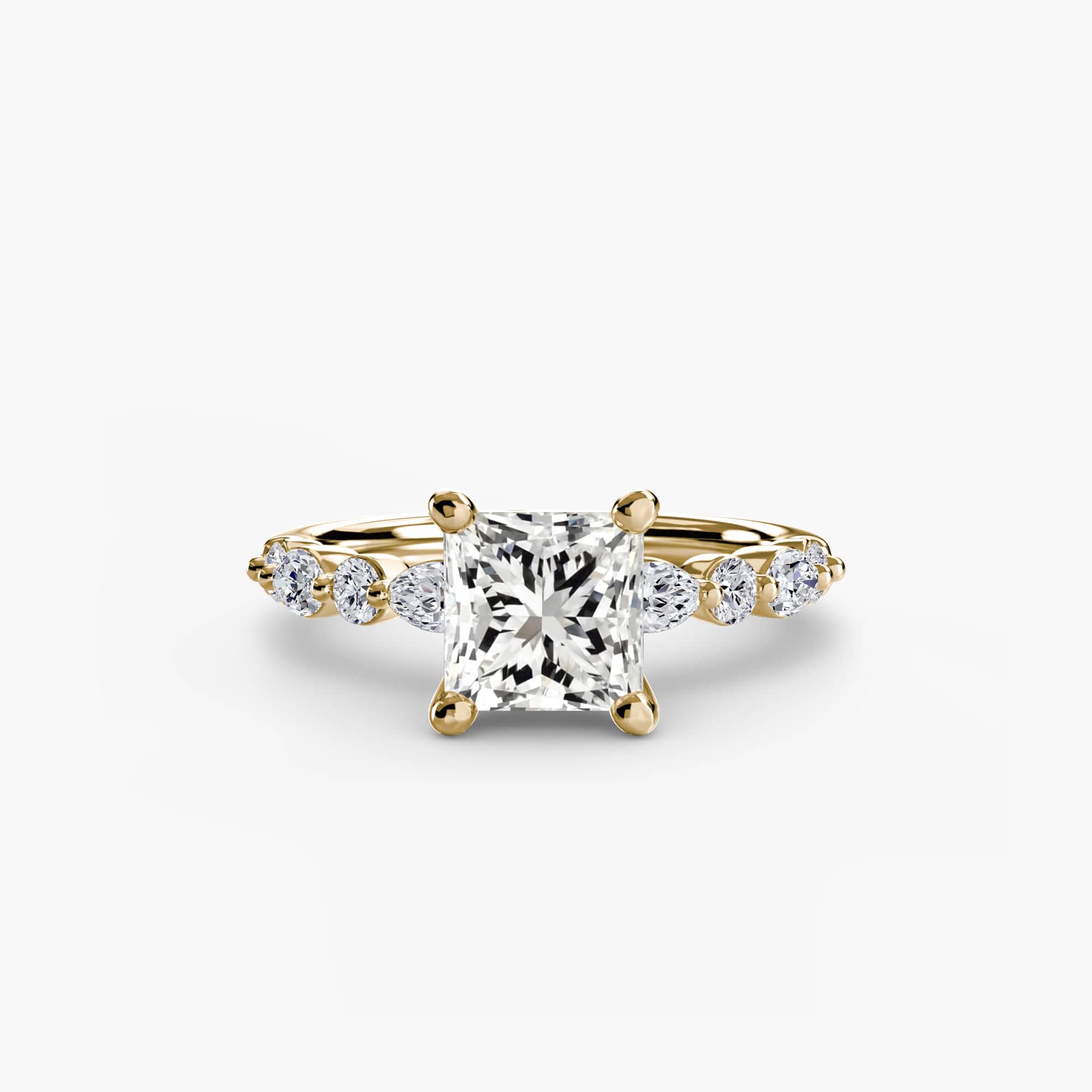 BW James Jewelers setting Solitaire with Eternity Pavé 2