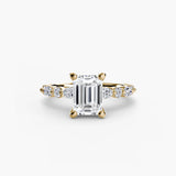 BW James Jewelers setting Solitaire with Eternity Pavé 2