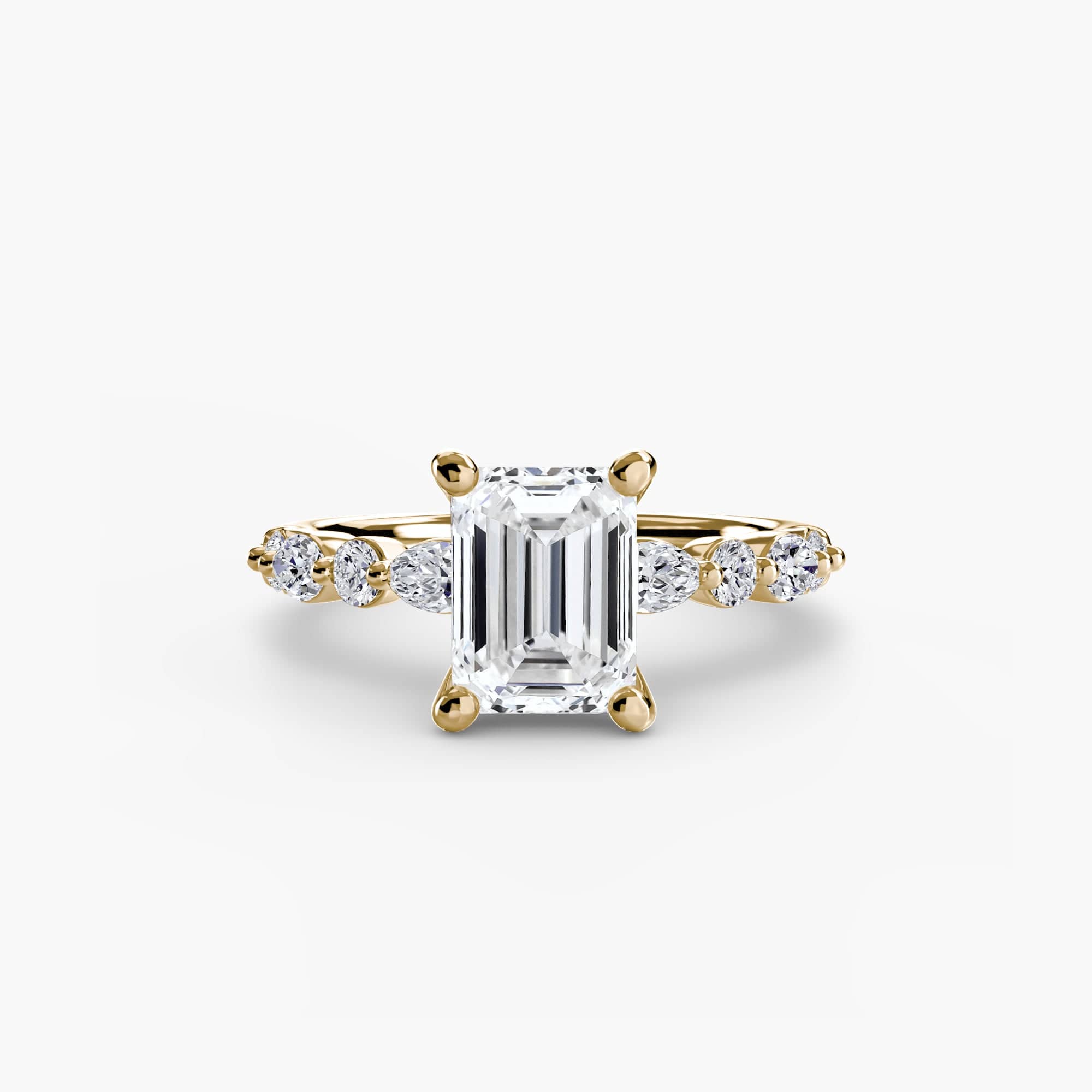 BW James Jewelers setting Solitaire with Eternity Pavé 2