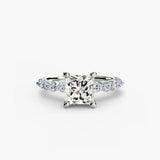 BW James Jewelers setting Solitaire with Eternity Pavé 2