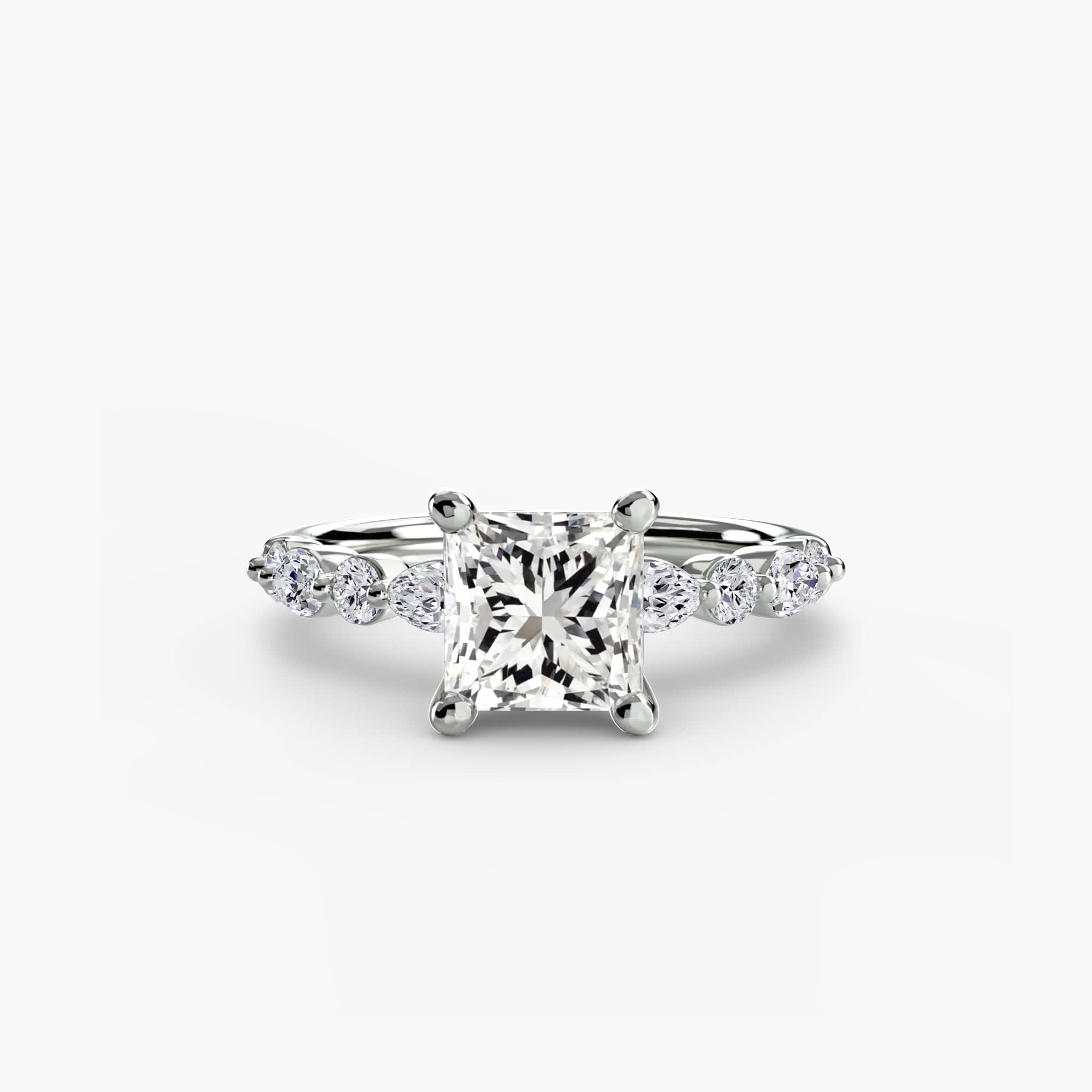 BW James Jewelers setting Solitaire with Eternity Pavé 2