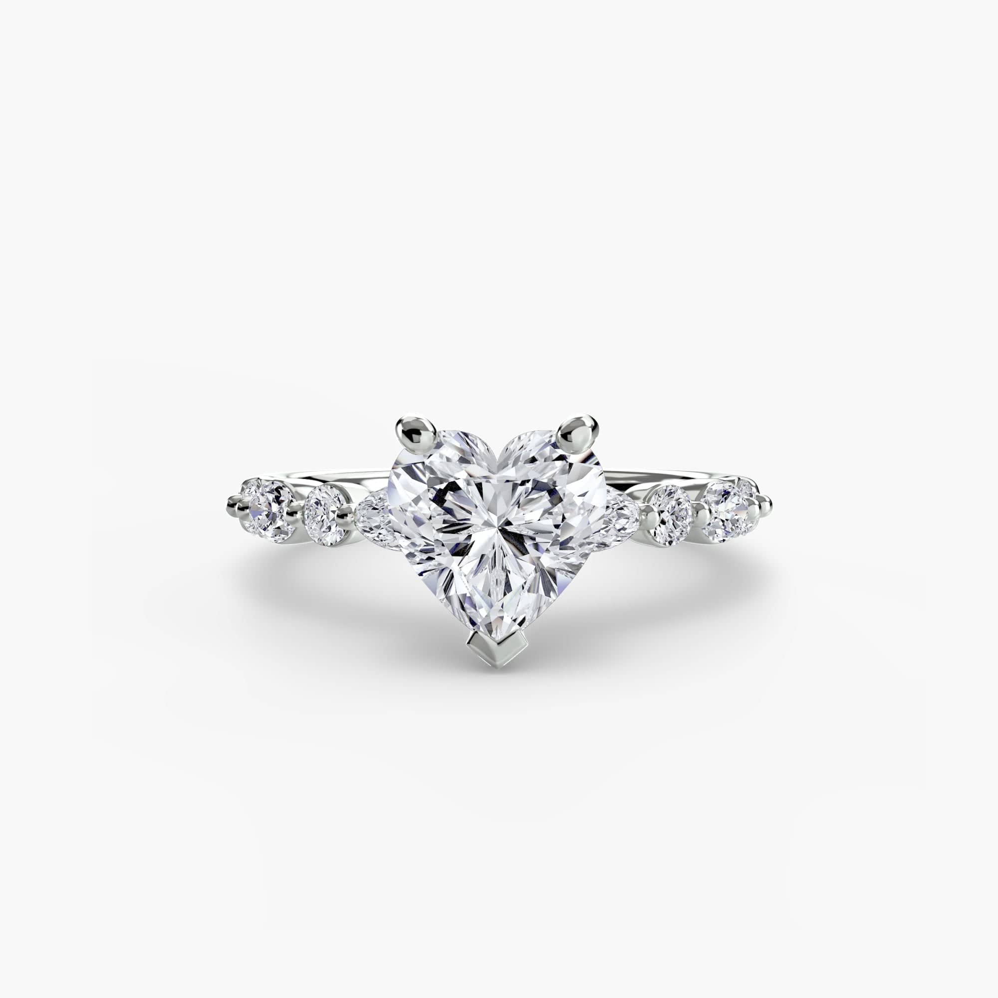 BW James Jewelers setting Solitaire with Eternity Pavé 2