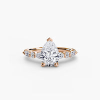 BW James Jewelers setting Solitaire with Eternity Pavé 2