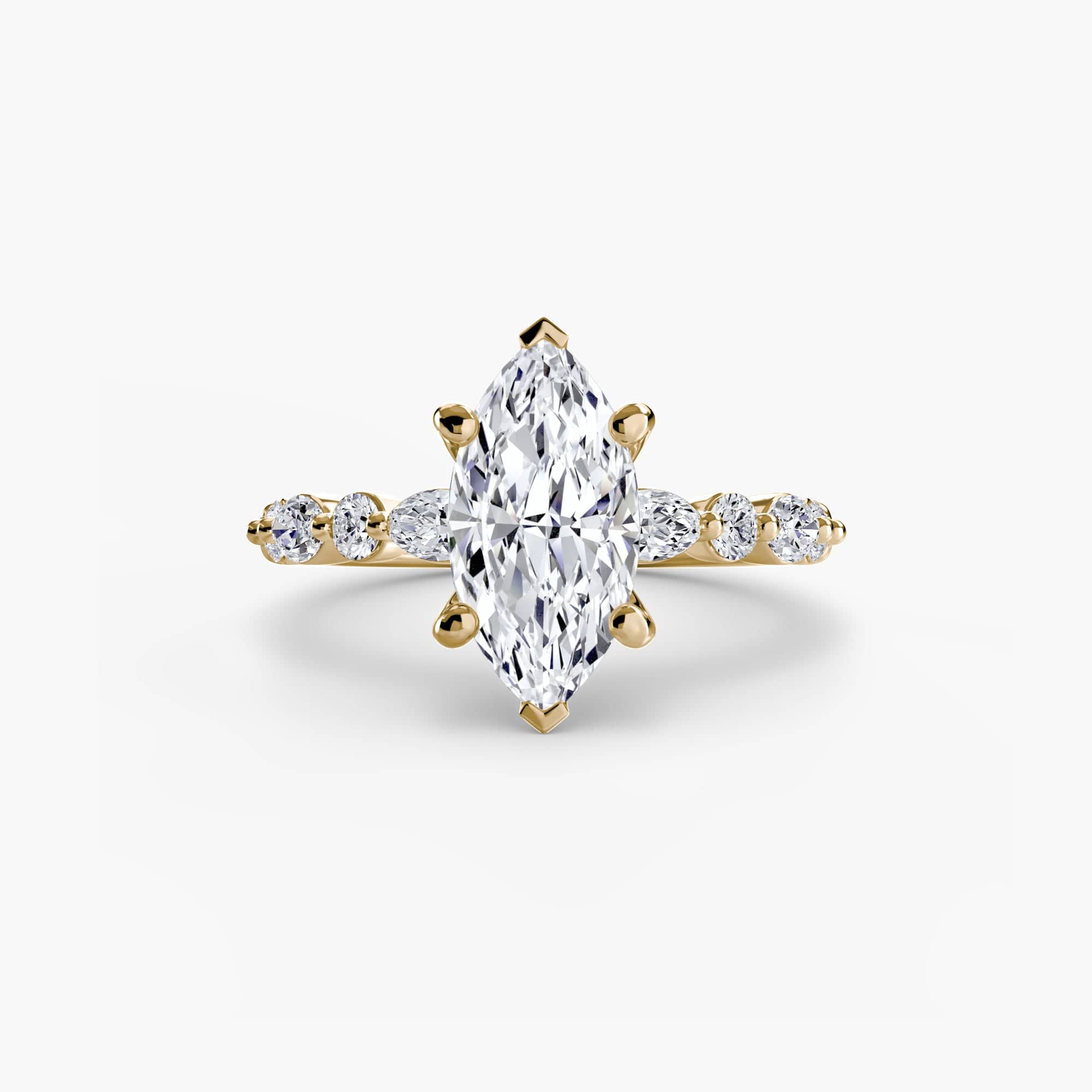 BW James Jewelers setting Solitaire with Eternity Pavé 2