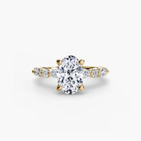 BW James Jewelers setting Solitaire with Eternity Pavé 2