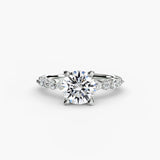 BW James Jewelers setting Solitaire with Eternity Pavé 2