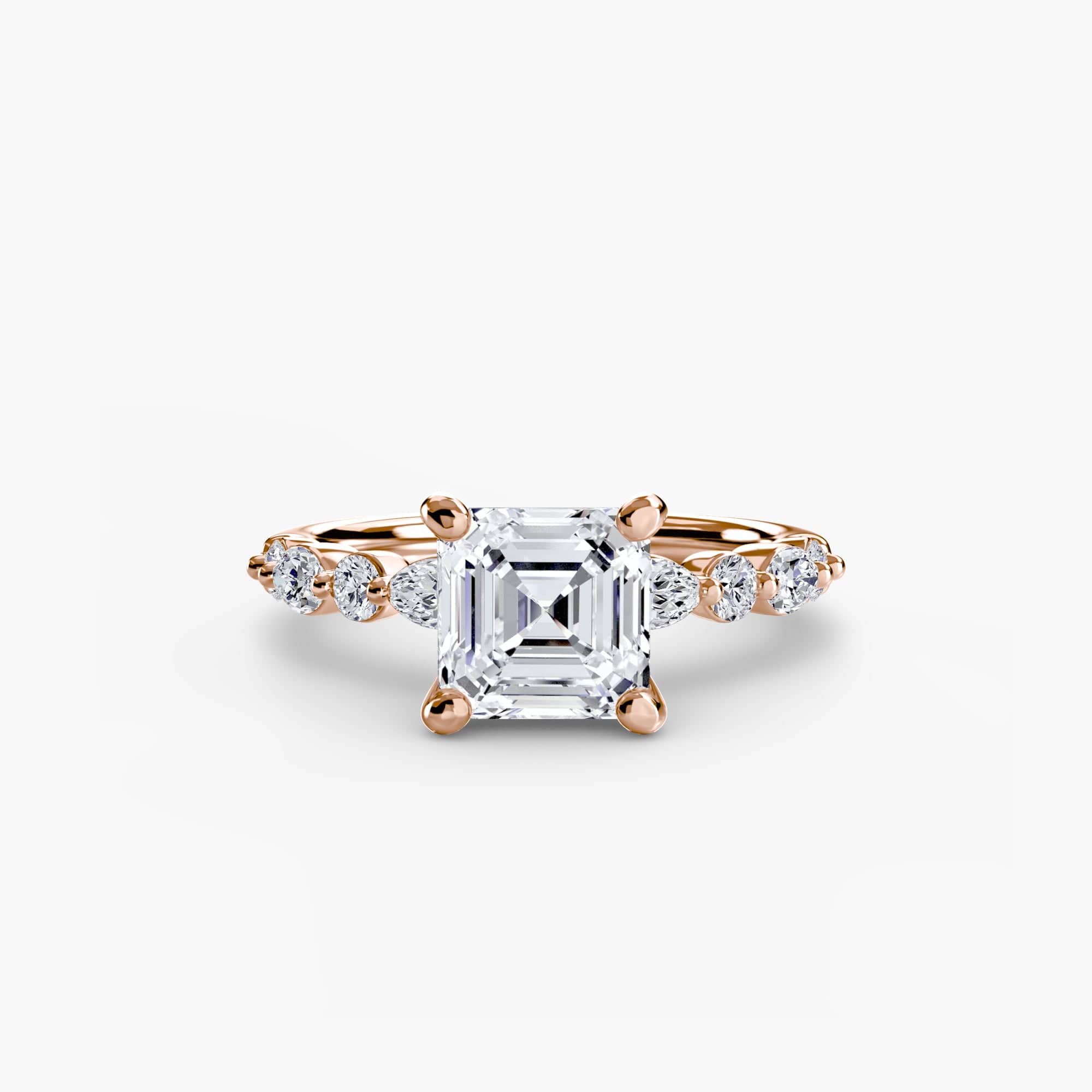 BW James Jewelers setting Solitaire with Eternity Pavé 2