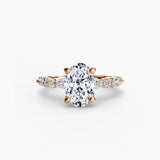BW James Jewelers setting Solitaire with Eternity Pavé 2