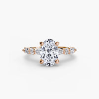 BW James Jewelers setting Solitaire with Eternity Pavé 2