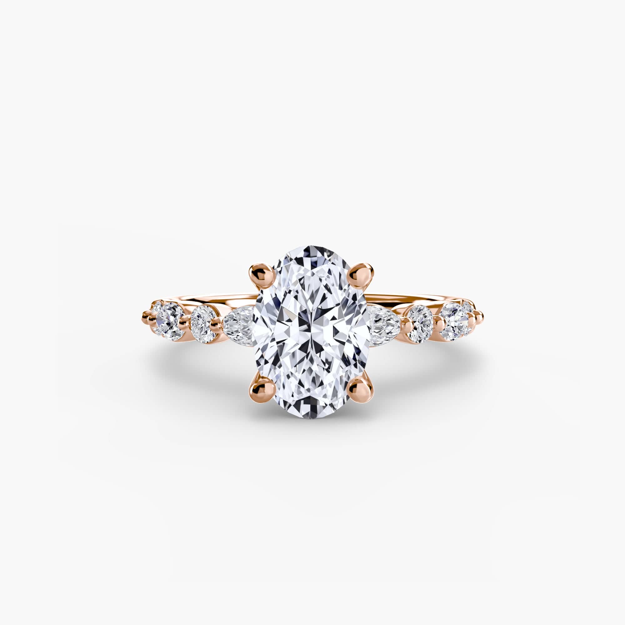 BW James Jewelers setting Solitaire with Eternity Pavé 2