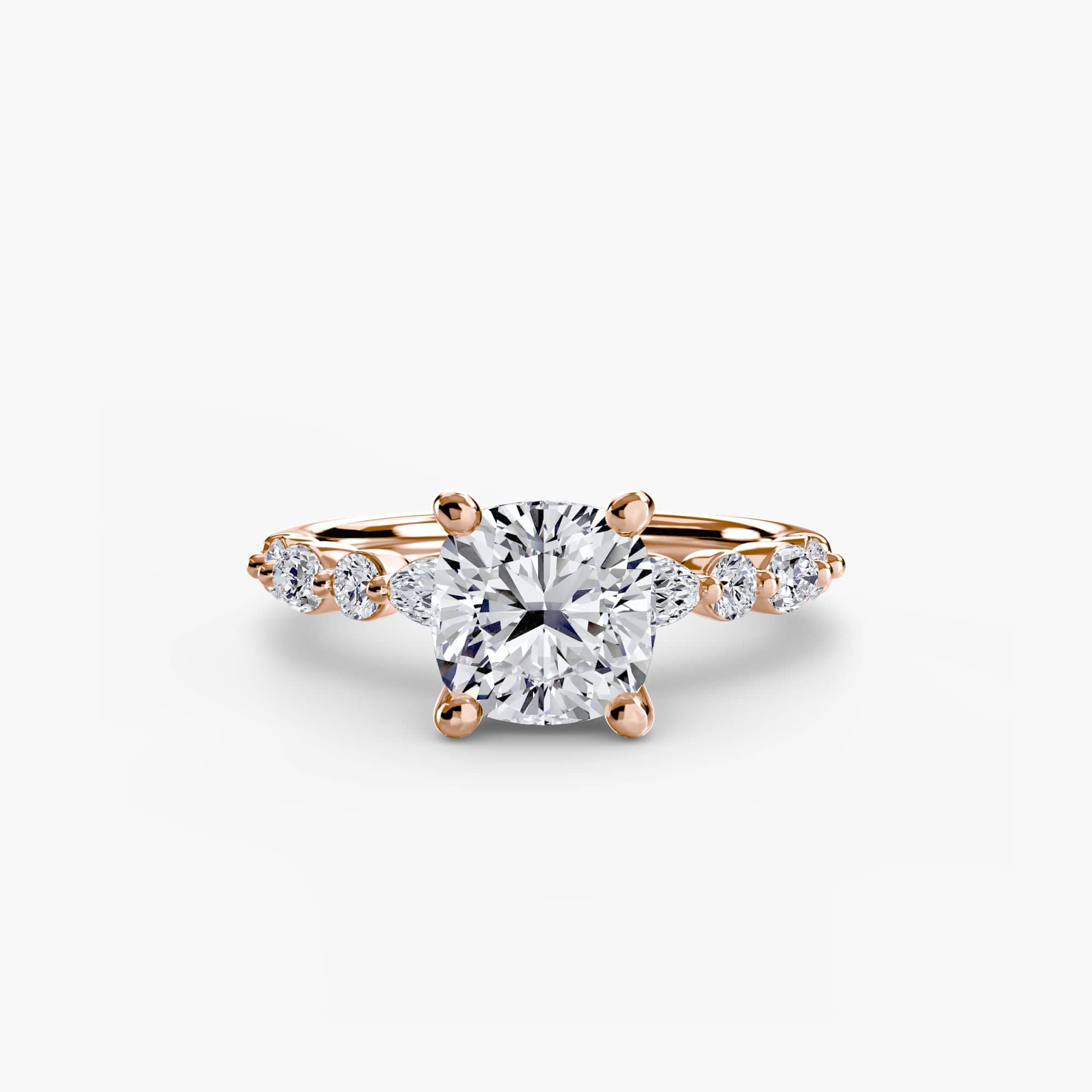 BW James Jewelers setting Solitaire with Eternity Pavé 2
