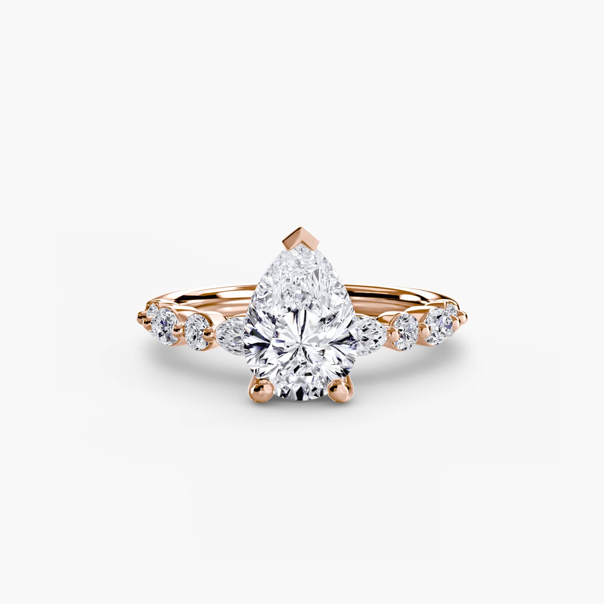 BW James Jewelers setting Solitaire with Eternity Pavé 2