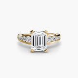 BW James Jewelers setting Solitaire with Pavé 2