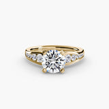 BW James Jewelers setting Solitaire with Pavé 2