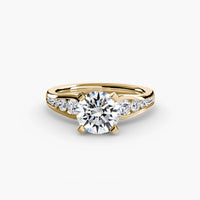 BW James Jewelers setting Solitaire with Pavé 2