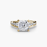 BW James Jewelers setting Solitaire with Pavé 2