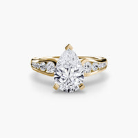 BW James Jewelers setting Solitaire with Pavé 2