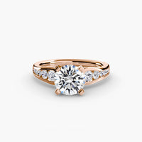 BW James Jewelers setting Solitaire with Pavé 2