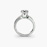 BW James Jewelers setting Solitaire with Pavé 2